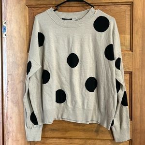 Tahari polka Dot Sweater